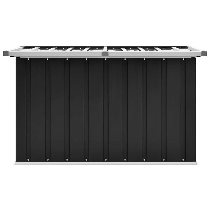 Coffre de jardin en acier anthracite - 109 cm - 34% de remise