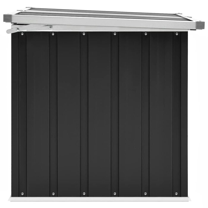 Coffre de jardin en acier anthracite - 109 cm - 34% de remise