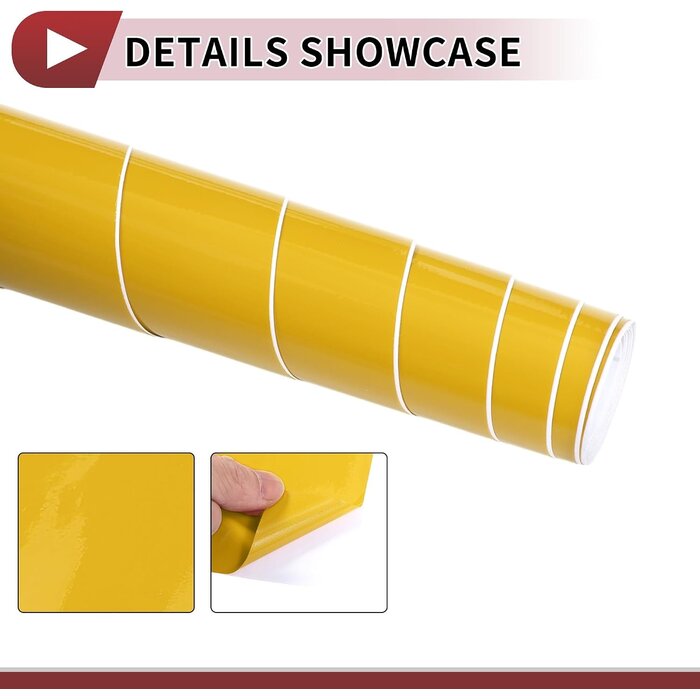 Film de protection carrosserie PVC Jaune 7,9m x 1,5m - 34% de remise
