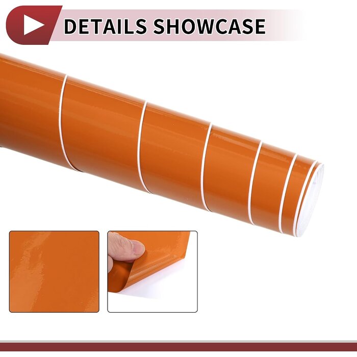 Film Vinyle de Protection Auto Orange 850 x 152 cm - 34% de remise