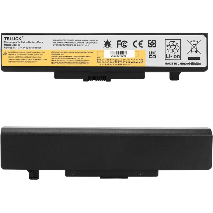 Batterie PC Portable 11,1 V 4400 mAh - Compatible Lenovo - 26% de remise