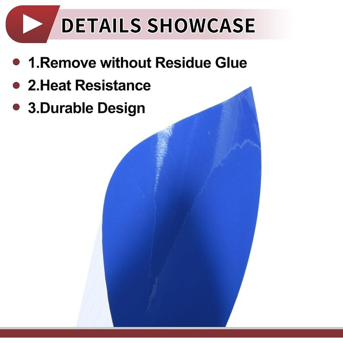 Film Vinyle Adhésif Bleu Profond 400x152cm - 33% de remise