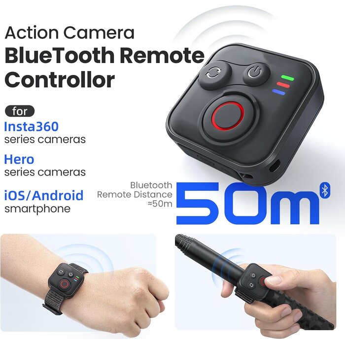 Télécommande Bluetooth pour caméras et smartphones - 30% de remise