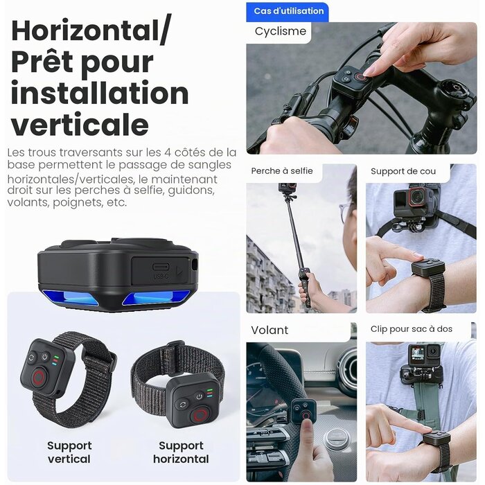 Télécommande Bluetooth pour caméras et smartphones - 30% de remise