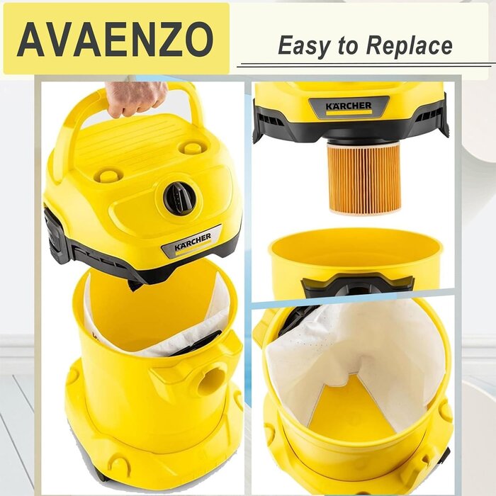 Lot de 3 filtres pour aspirateur Kärcher - 29% de remise