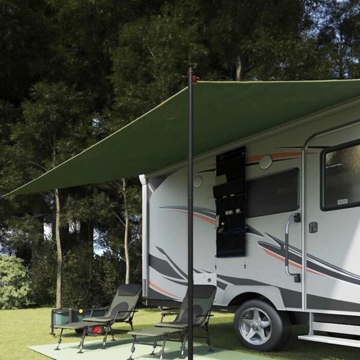 Auvent de caravane 240 x 460 cm - Taffetas vert - 34% de remise