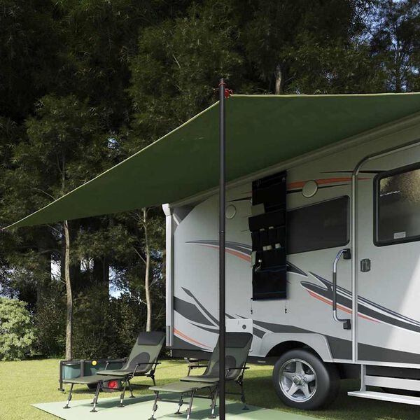 Auvent de caravane 240 x 460 cm - Taffetas vert - 34% de remise