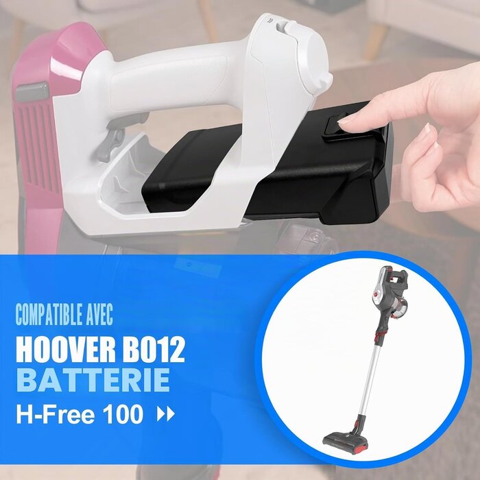 Batterie 21,6V 3000mAh pour aspirateur - 33% de remise
