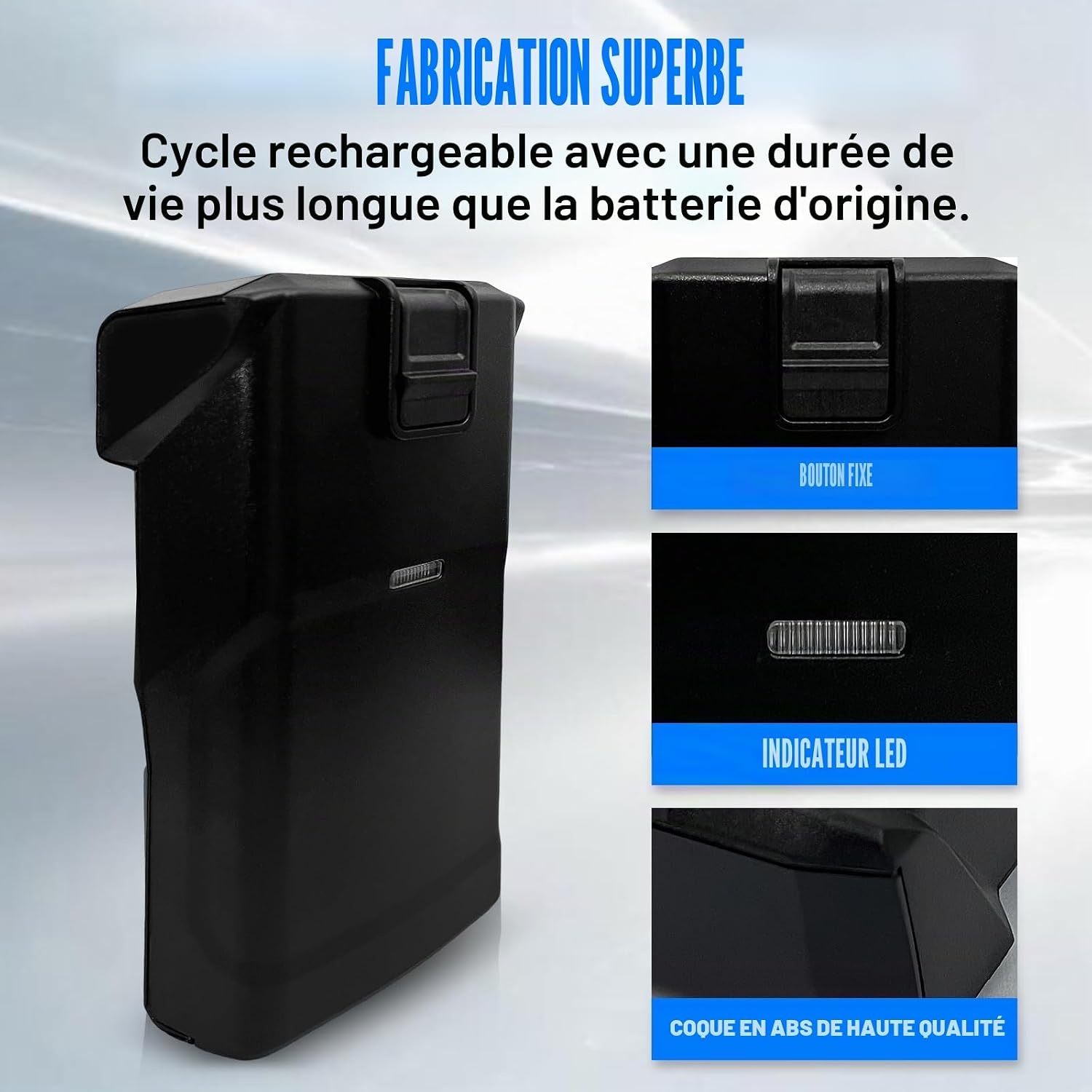 Batterie 21,6V 3000mAh pour aspirateur - 33% de remise
