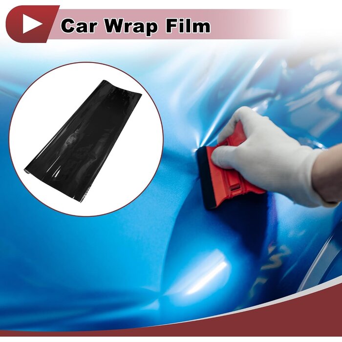 Film Vinyle de Protection Auto Noir 7,62m x 1,52m - 34% de remise