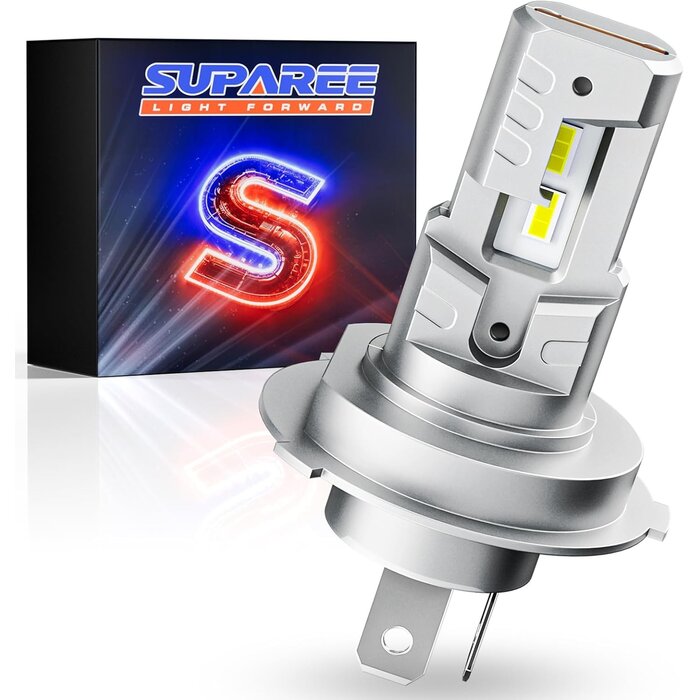 Ampoule LED H4 pour moto 10000LM - 6000K - 31% de remise