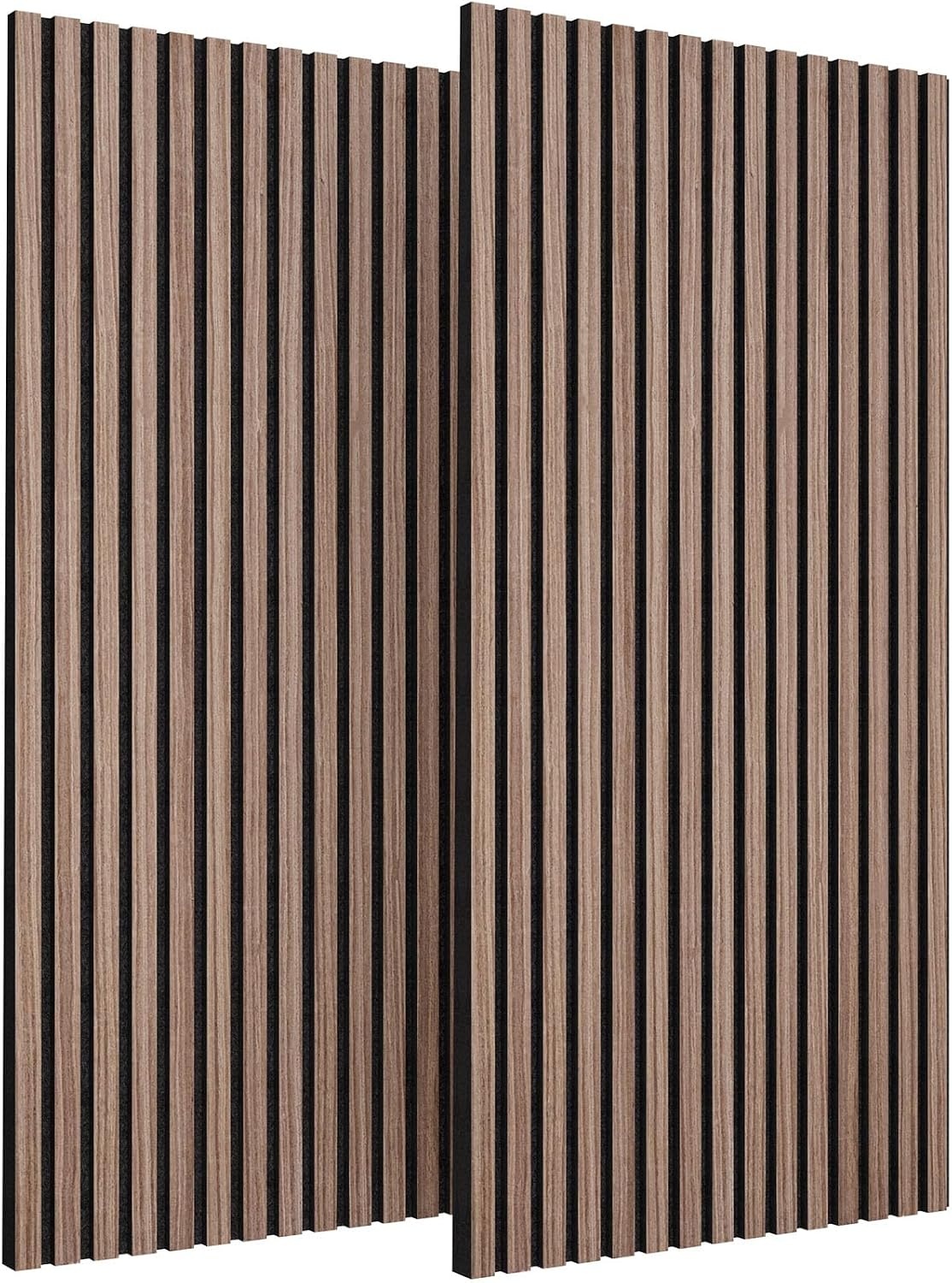 Panneaux acoustiques noyer 120x60cm - Lot de 2 - 32% de remise