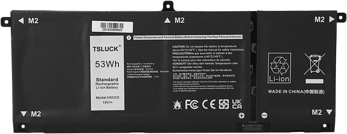 Batterie pour ordinateur portable 53Wh - 31% de remise sur modèle déballé