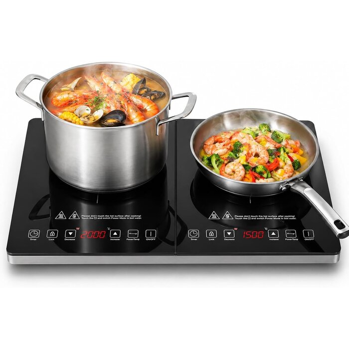 Plaque de cuisson induction double 3500W - 30% de remise