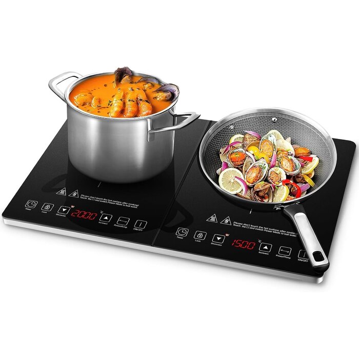Plaque de cuisson induction double 3500W - 30% de remise