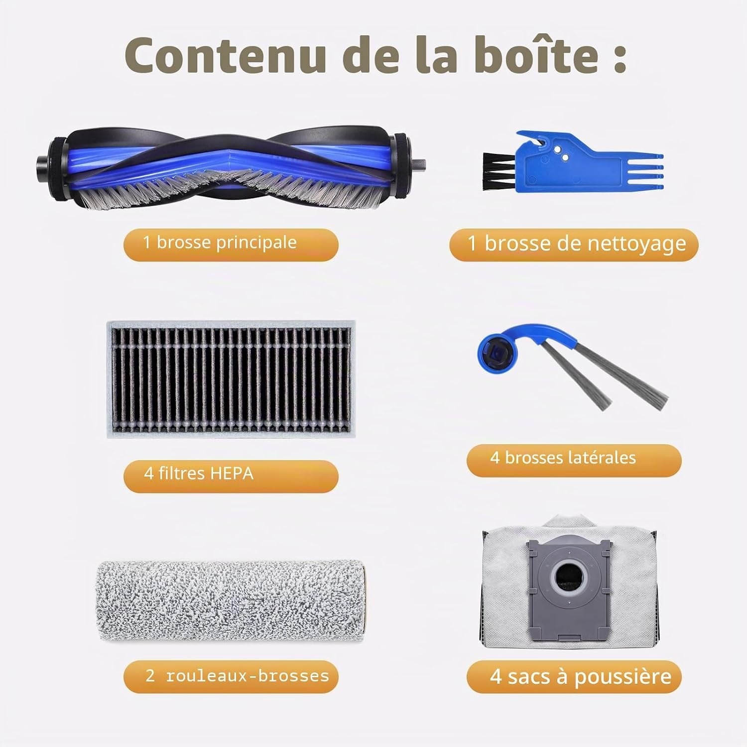 Kit d'accessoires pour aspirateur robot - 31% de remise sur votre entretien
