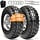 Lot de 2 roues pour diable increvables 260x85mm, axe 16mm - 32% de remise