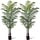 Lot de 2 palmiers artificiels 190 cm - Vert - 34% de remise