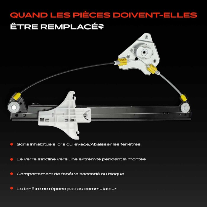 Mécanisme lève-vitre arrière gauche Amarok (2010-2022) - 33% de remise