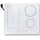 Plaque induction 60cm blanche 4 zones 3500W - 30% de remise immédiate
