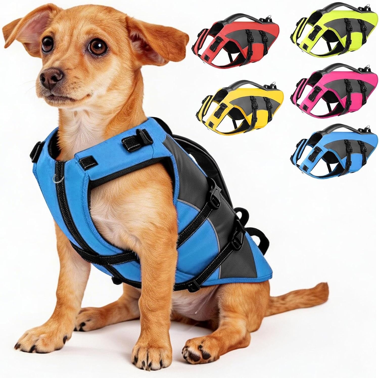 Gilet de sauvetage pour chien - Taille S - Rouge - 32% de remise