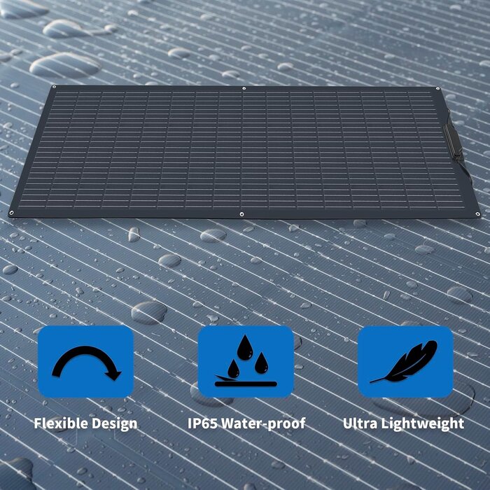 Kit Panneaux Solaires Flexibles 200W - 34% de remise - Camping-car et Bateau