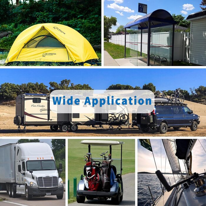 Kit Panneaux Solaires Flexibles 200W - 34% de remise - Camping-car et Bateau