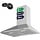 Hotte aspirante murale 60 cm inox - 35% de remise