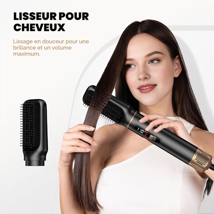 Appareil de coiffure polyvalent - 32% de remise - Noir