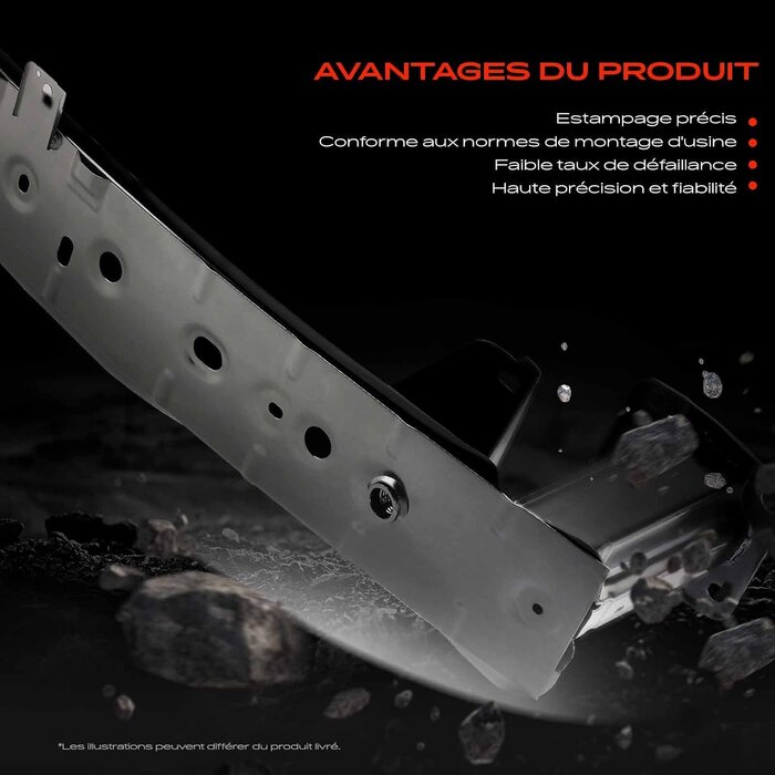 Support pare-chocs avant gauche Tiguan 5N - 34% de remise