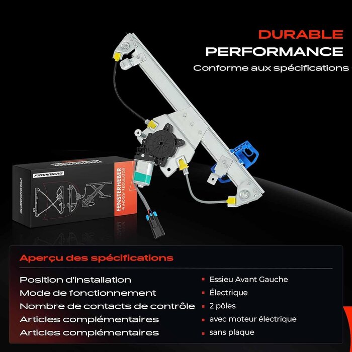 Mécanisme lève-vitre électrique Fiat 500 et 500L - 34% de remise