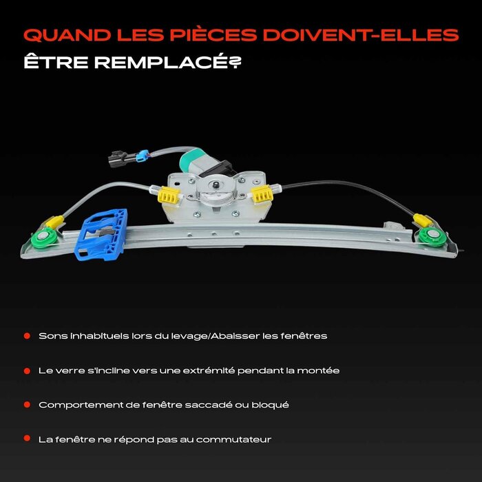 Mécanisme lève-vitre électrique Fiat 500 et 500L - 34% de remise