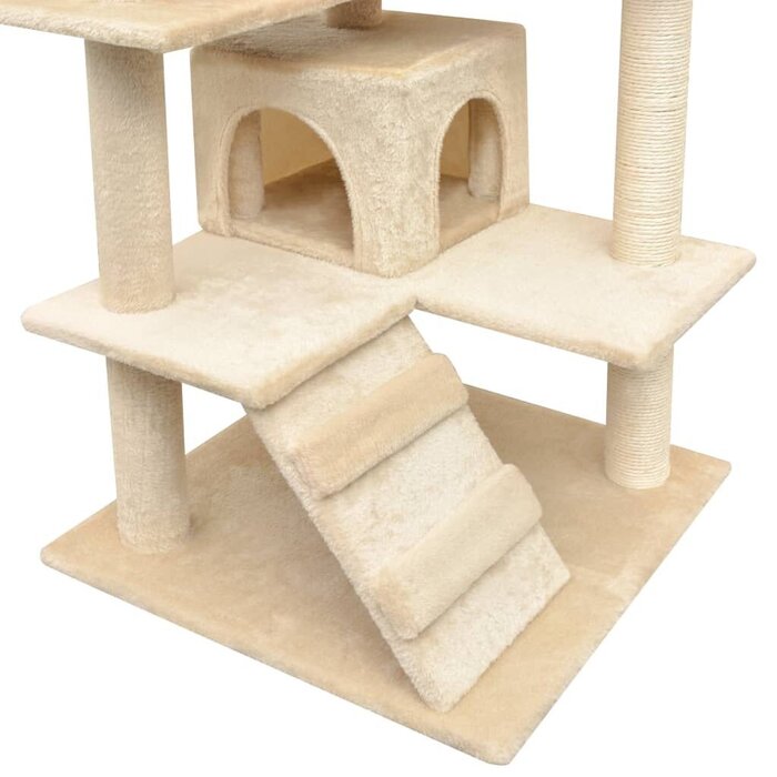Arbre à chat 125 cm beige - 33% de remise - Déballé / Bon état
