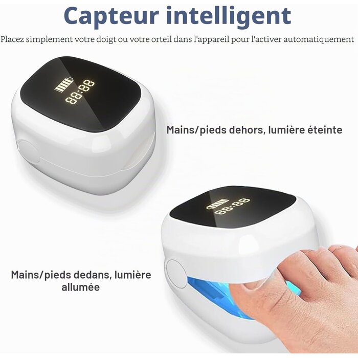 Appareil Laser Mycose Ongles - Lumière Bleue et Infrarouge - 31% de remise