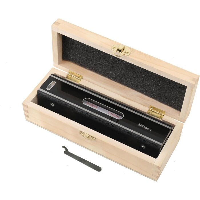 Niveau à bulle de précision 200 mm - Fonte - 33% de remise