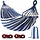 Hamac de camping 205x155cm - Bleu - 32% de remise