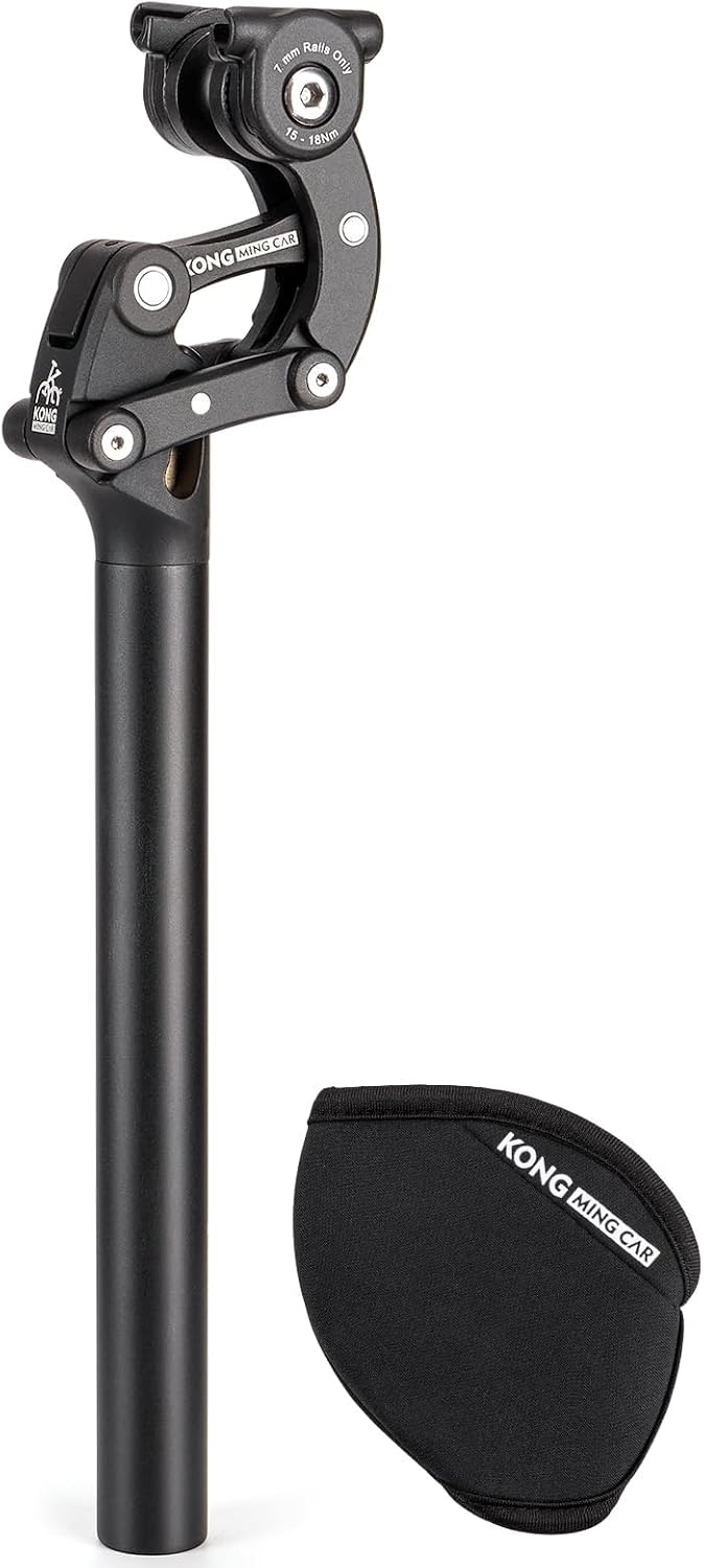 Tige de selle suspendue 27mm x 365mm, aluminium, noir - 34% de remise