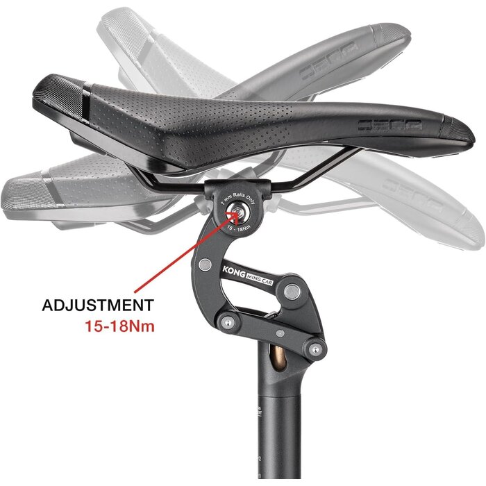 Tige de selle suspendue 27mm x 365mm, aluminium, noir - 34% de remise