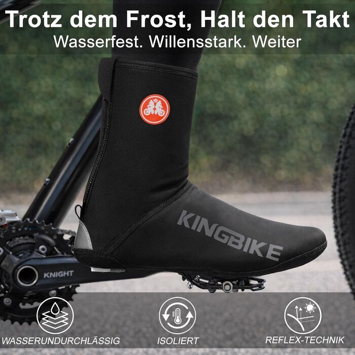 Surchaussures cyclisme thermique néoprène noir XL (44-47) - 30% de remise