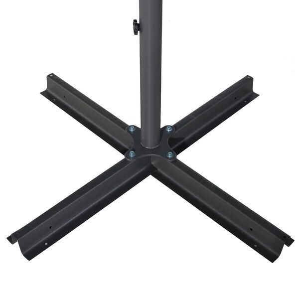 Parasol double anthracite 600 cm - 31% de remise
