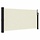Pare-vent rétractable 100x500 cm crème - 34% de remise