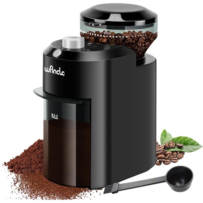 Moulin à café électrique 28 réglages - 12 tasses - 31% de remise