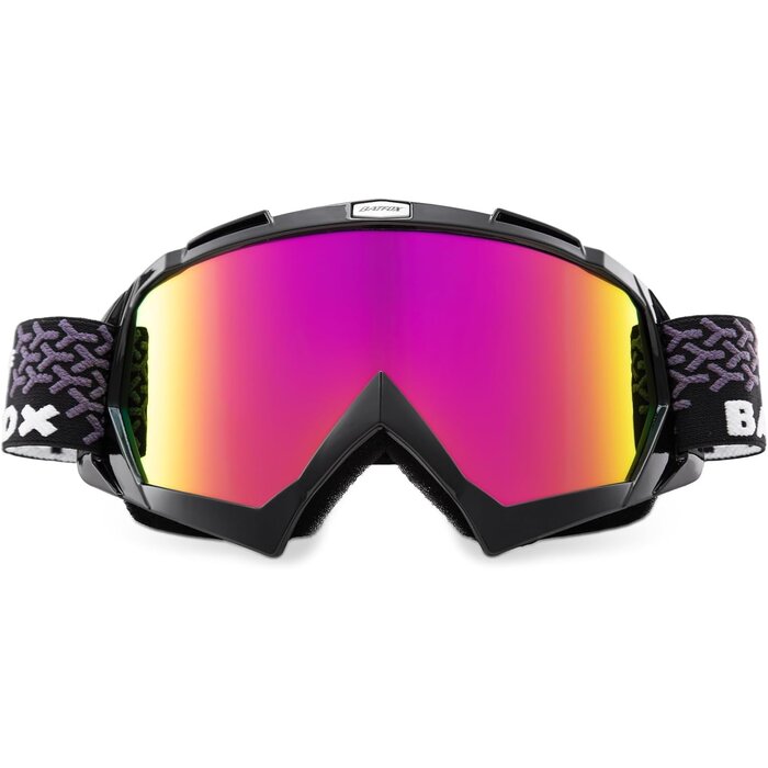 Masque de protection multisport noir et violet - 29% de remise
