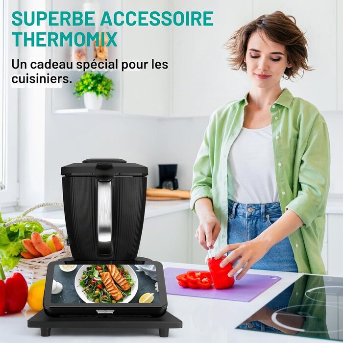 Planche de glissement pour Thermomix TM7 - Bambou noir - 31% de remise