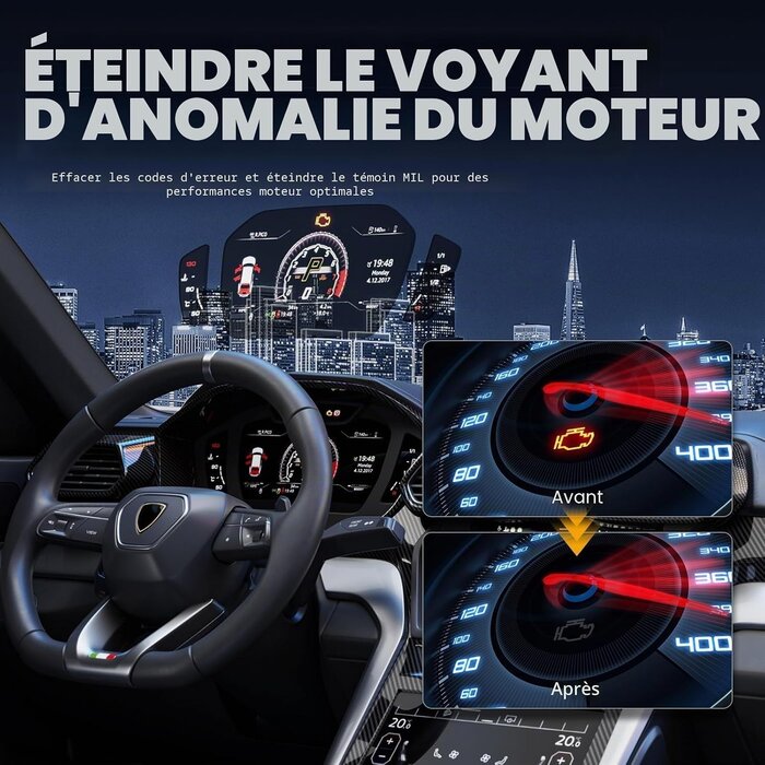Scanner OBD2 VD30 Pro - Diagnostic Auto - 33% de remise