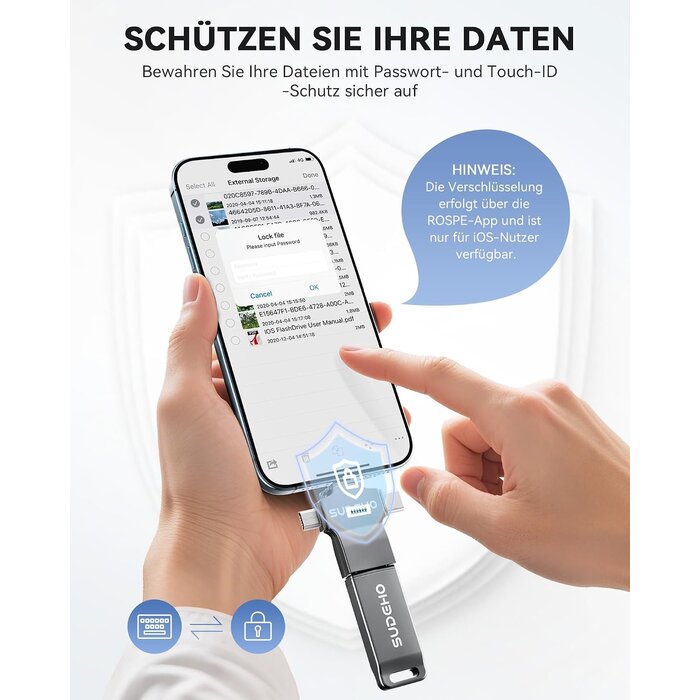 Clé USB 4-en-1 128 Go pour smartphone et PC - 31% de remise