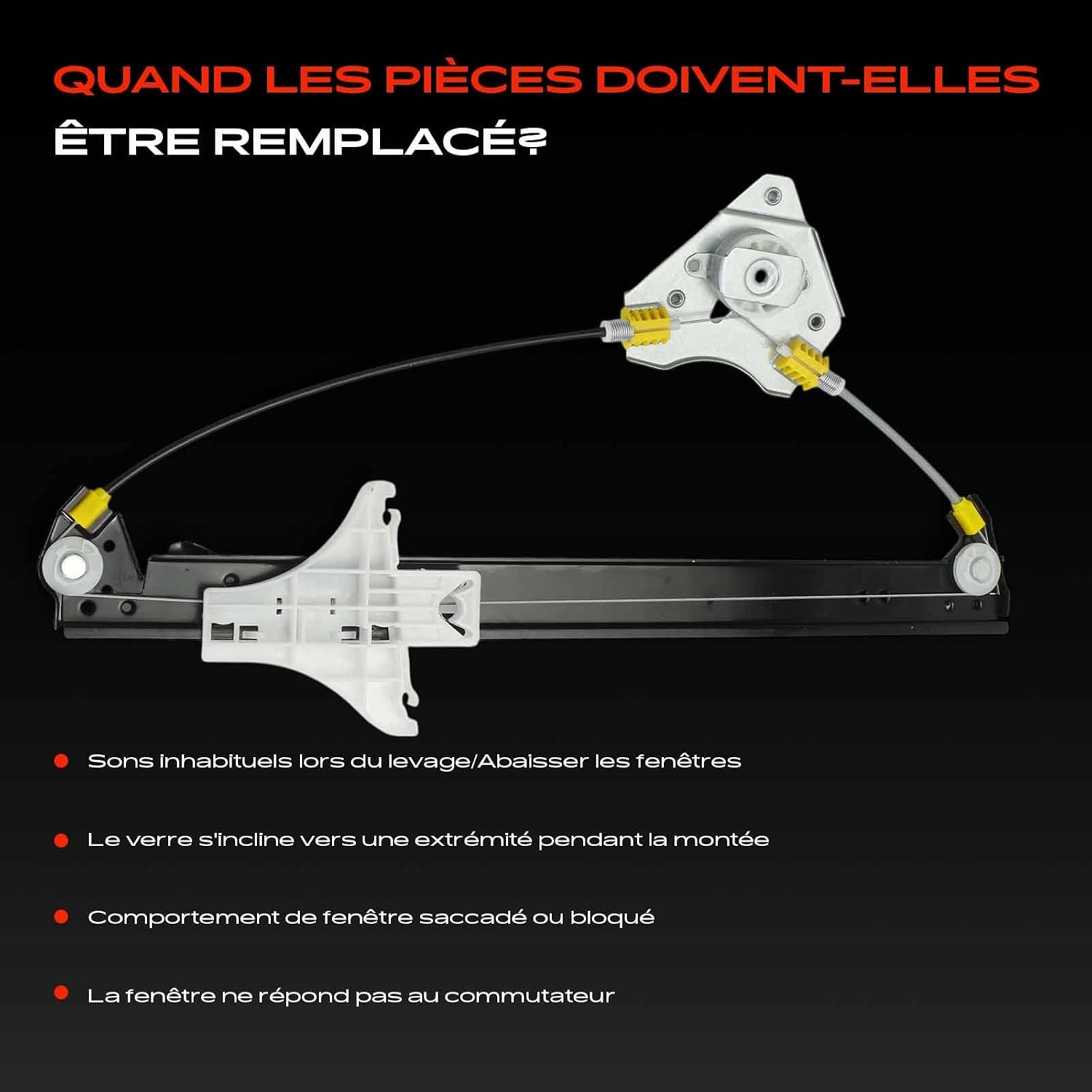 Mécanisme lève-vitre arrière gauche pour Amarok Pick-up 2010-2022 - 33% de remise