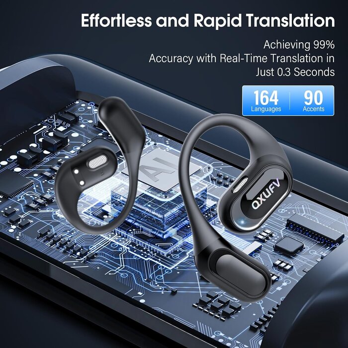 Écouteurs Traducteurs IA 164 langues Bluetooth 5.4 - 31% de remise