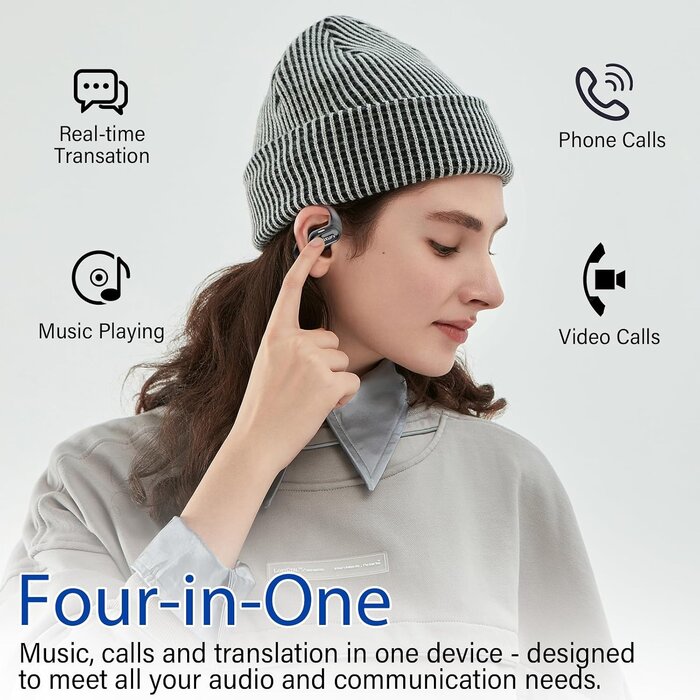 Écouteurs Traducteurs IA 164 langues Bluetooth 5.4 - 31% de remise