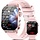 Montre connectée femme rose - 32% de remise - Bluetooth 5.3 et appels